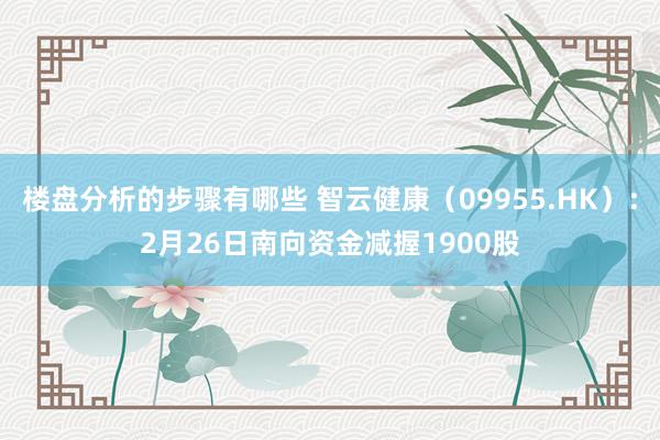 楼盘分析的步骤有哪些 智云健康（09955.HK）：2月26日南向资金减握1900股