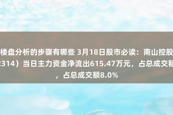 楼盘分析的步骤有哪些 3月18日股市必读：南山控股（002314）当日主力资金净流出615.47万元，占总成交额8.0%